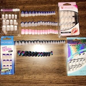 NWT LOT OF 9 MD/LONG NAIL SETS